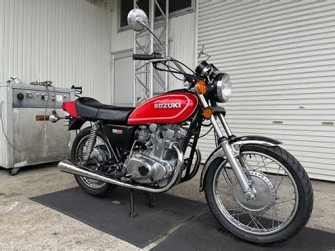 JE7-0916-1.希少な逆車 GS400X/GS400 赤 SUZUKI エンジン実働!吹け上がり良好!現状販売/輸入新規.国内未登録/愛知県豊橋市/グーバイク&ヤフオクに出品中