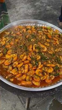River Shrimp Curry Cooking 🍤 Spicy Village Style #shorts