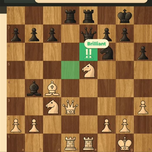 Brilliant Chess Move Demonstration