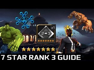 7 STAR RANK 3 CHAMPION GUIDE: The Best Rankups For Each Class! | Mcoc