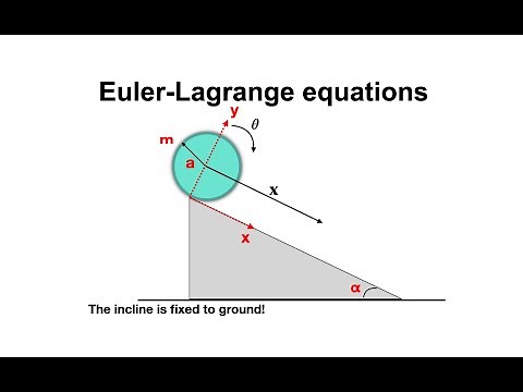 A disc rolling down an incline without slipping - by Lagrangian mechanics