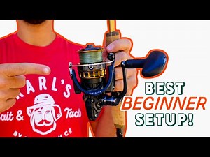 The BEST Rod & Reel Setup To Get Started Bass Fishing!!