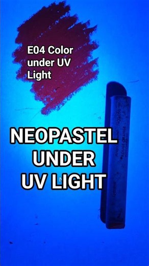 E04: Color under UV Light | Why This Caran d’Ache Red Neopastel Glows #uv #carandache #color