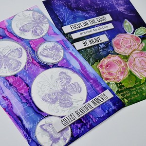 How to use Resist Techniques with Alcohol Inks - Hop-A-Long Studio