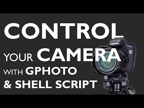 Using gPhoto and shell scripts as a timelapse controller