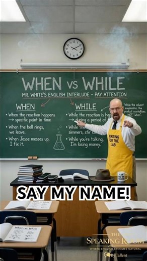 Breaking ENGLISH Bad - Mr. White teaches When vs While