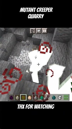 Mutant Creeper Quarry #minecraft #shorts