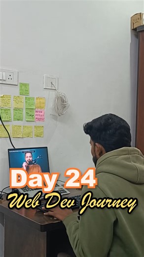 Day 24 of Becoming a Web Developer #webdevelopment #CoderArmy9 #html #css #akhilpal #javascript