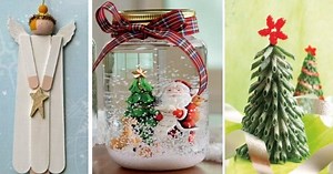 75 Ideias de Enfeites de Natal Reciclados para fazer em Casa - Revista Artesanato