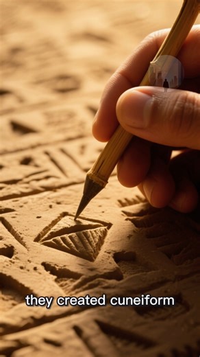 Sumerians writing #Shorts #DidYouKnow #HistoryFacts #AncientHistory #Archaeology