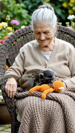 The moment this woman became the monkey's 'mother' #emotional #animals