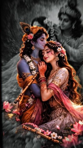 Bairan × Radha Krishna bhajan ❣️✨ #radhakrishna #radheshyam #bhajan #shorts