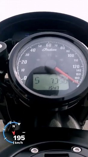Indian Scout Top Speed Run