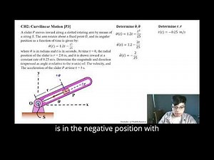 Curvilinear Motion Explained | Engineering Dynamics CH2 - P3-1