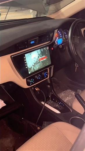 Android Tablet installed in Corolla 2018 GLI #caraccessories #bts #shorts #australia