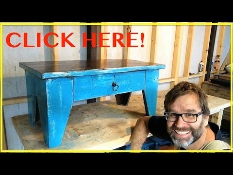 How to Build Coffee Table Out of Pallet Wood.