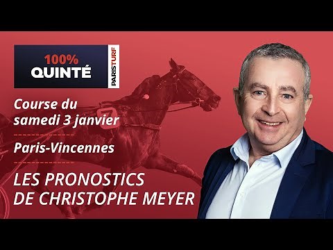 Quinté PMU Predictions - 100% Quinté for Saturday, January 3rd at Paris-Vincennes
