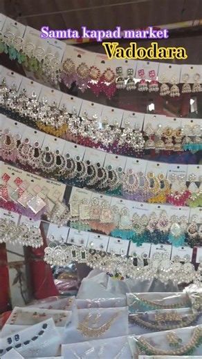 🛍️Vadodara Street shopping | New Samta kapad market vadodara #samtakapadmarket #vadodara #shorts