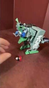 I Built a Working Paper Mecha #gundam #diy #papercraft