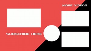 Outro Template, Outro Template For Youtube, End Screen. Free Stock Video