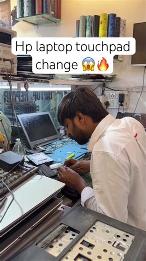 How to change hp laptop touchpad 😱🚀 #youtubeshorts #hplaptop #laptoprepair #allmodel #touchpad