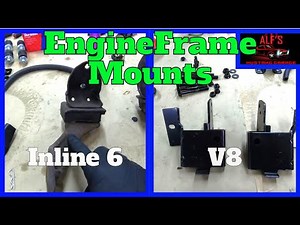 Engine Frame Mounts - 1966 Mustang Fastback - 6 cylinder to V8 Conversion - Episode 8