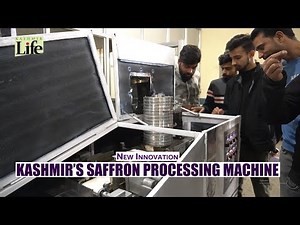 New Innovation: Kashmir's Saffron Processing Machine