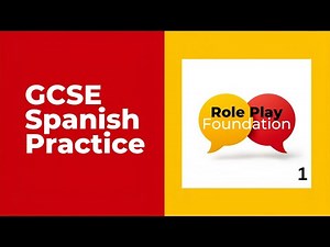 MASTER SPEAKING EXAM ROLE PLAY - GCSE Spanish Practice - FOUNDATION 1