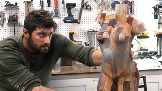 35K views · 385 reactions | How I sculpted a human form from wood  | BM Sculptures | Facebook