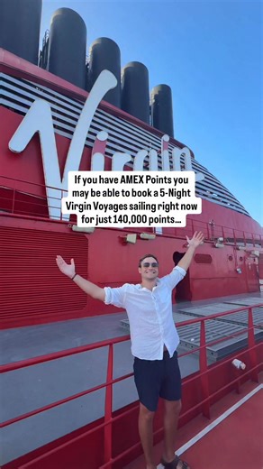 🛳️ if you’ve got AMEX Points, you may be able to take advantage of a limited time deal to book one of the best rooms at sea with Virgin Voyages #TravelTips #CreditCards #PointsAndMiles | PointsPat