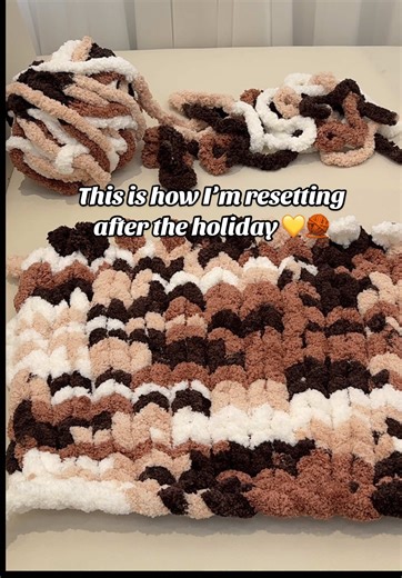 Cozy Chunky Knit with Variegated Yarn