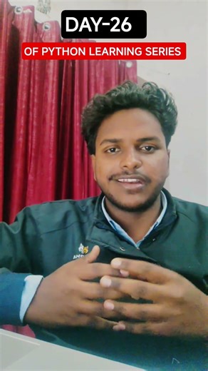 DAY-26 OF PYTHON LEARNING SERIES IN 30 DAYS 👍 #viral #learningpython