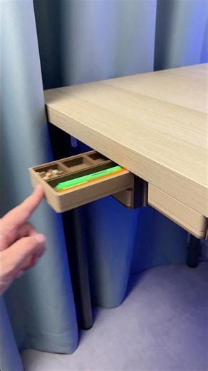 The Ultimate Hidden Under Desk Drawer! Gridfinity 🚀 #3dprinting #modular #deskorganization