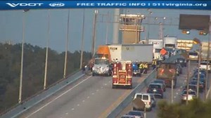 CLEARED: Crash shuts down eastbound I-64 at the High Rise Bridge