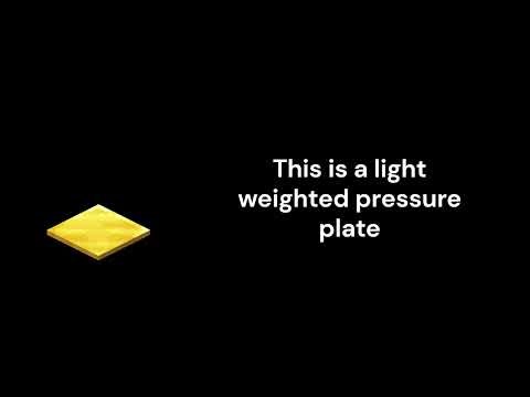 Light Weighted Pressure Plate - Minecraft