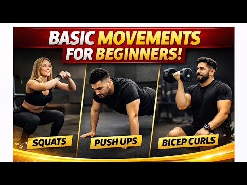 Besic movements for biginners | workout for home