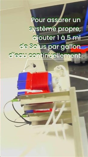 Nettoyage en continu du système d’irrigation