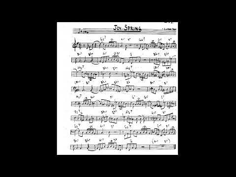 Joy Spring - Play along - Backing track (Bb key score trumpet/tenor sax/clarinet)