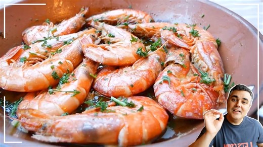 Langostinos al Ajillo en 5 Minutos (Sin Horno)