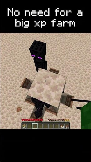 No need for big XP farm #minecraft #gaming #shorts