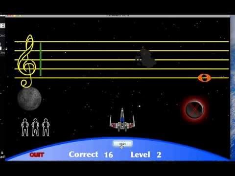 Staff Wars 2 (Note Recognition Video Game for Instruments)
