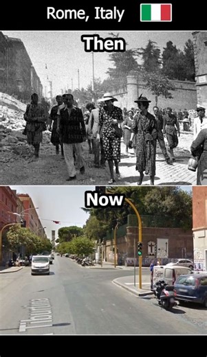Then and Now pictures from WW2 #military #history #army #ww2 #war #germany #shorts #usa V-28
