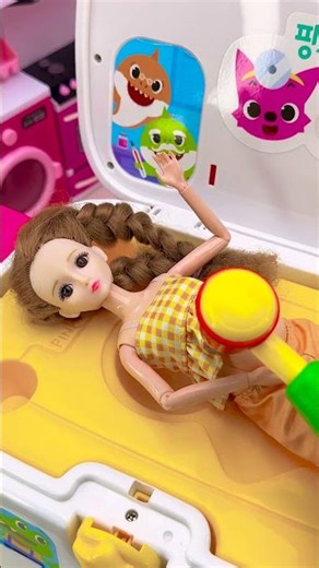 Satisfying With Unboxing Barbie Princess Ambulance Pinkfong Toys, ASMR Video #shorts