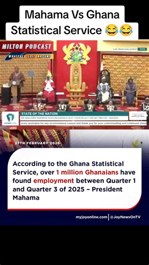 Mahama's Take on Ghana's Statistical Data