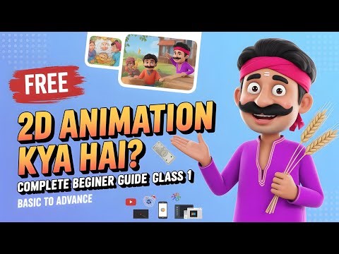 2D Animation Learning Series 🎥 | Beginner Basics – Class 1