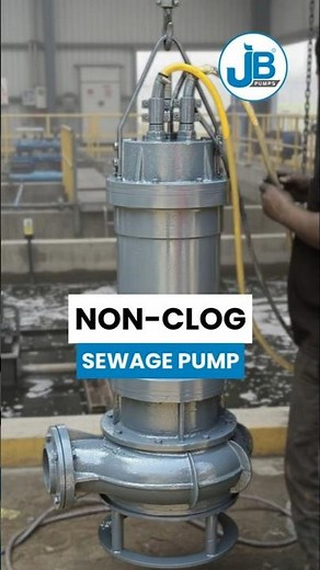JB Pumps Non-Clog Sewage Pump | Reliable for ETP, Pharma & Chemical Plants