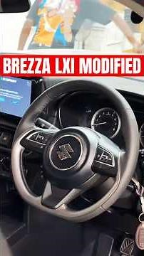 ‼️SHOCKING MODIFICATION🤑BREZZA LXI TO ZXI MODIFIED|BREZZA 2025 BASE TO TOP MODIFICATION| #brezza