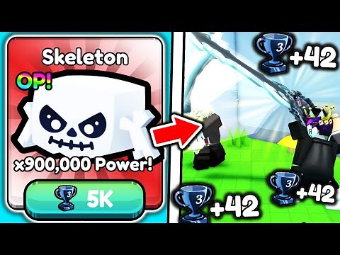 I COMPLETE SEASON 3 PASS and GOT STRONGEST SKELETON PET in Roblox Pull a Sword..
