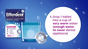 Amazon.com: Efferdent Denture Cleaner Tablets – Dental Appliances, Aligners, Mouth Guard, and Retainer Cleaner Tablets, Minty Fresh & Clean, 90 Count : Health & Household