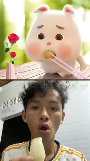 Fat rabbit Cute 🥰 #bunny #rabbit v88